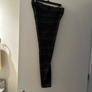 Gray and Black Pact leggings